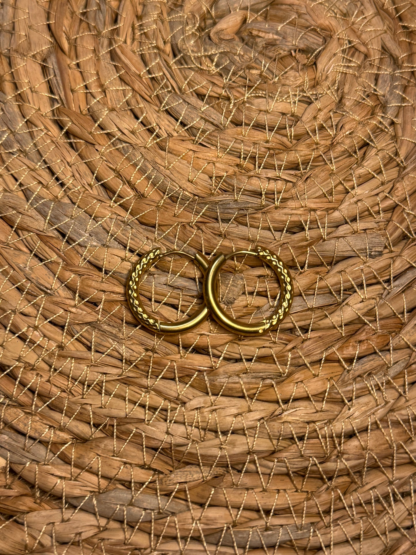 Créoles rondes réversibles