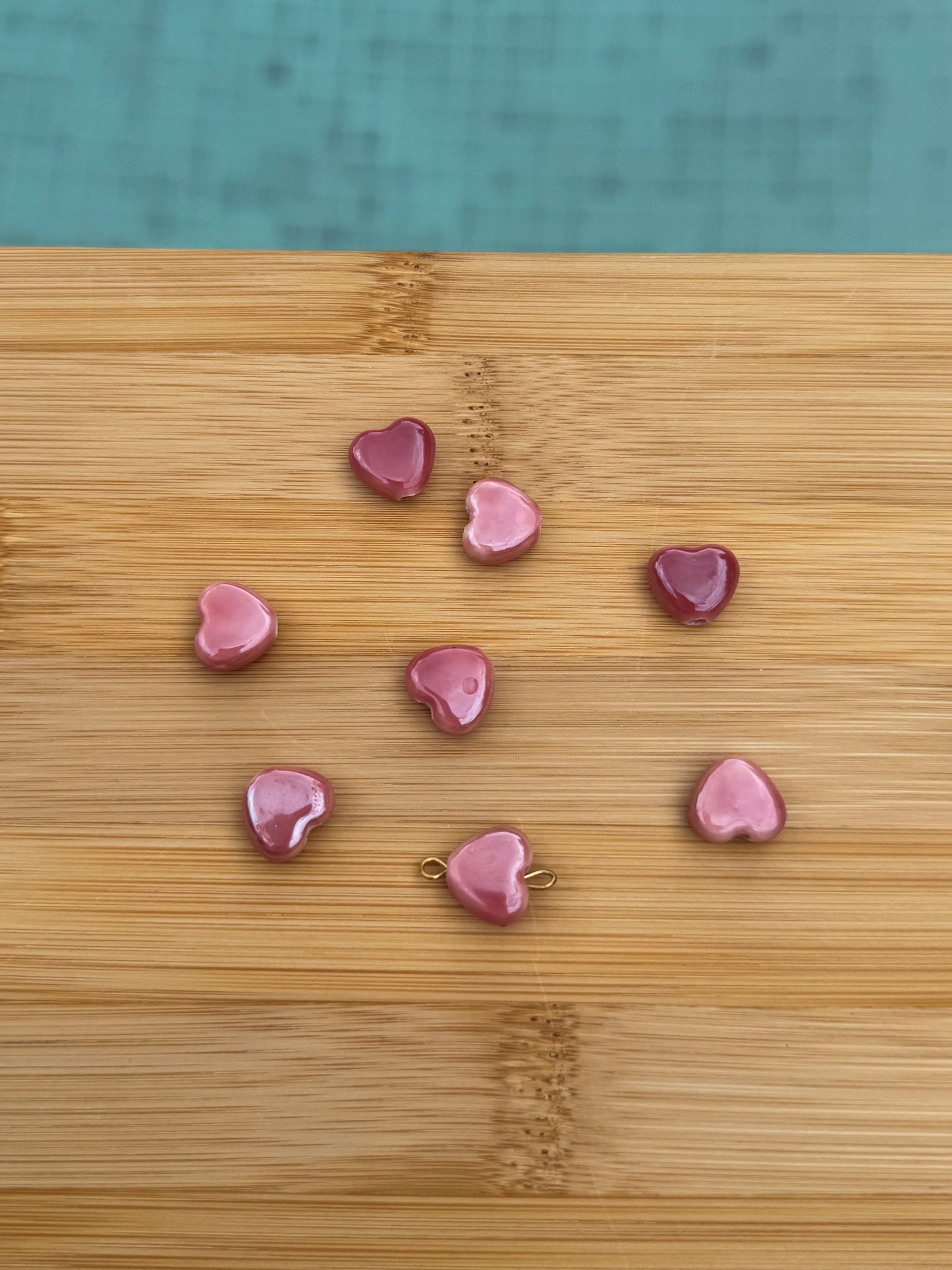 Pendentifs cœur céramique