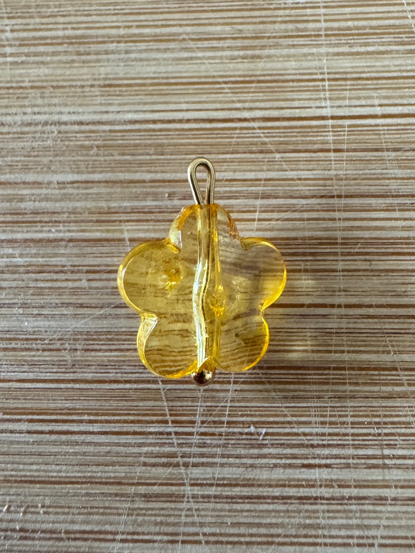 Pendentif Fleur Orange