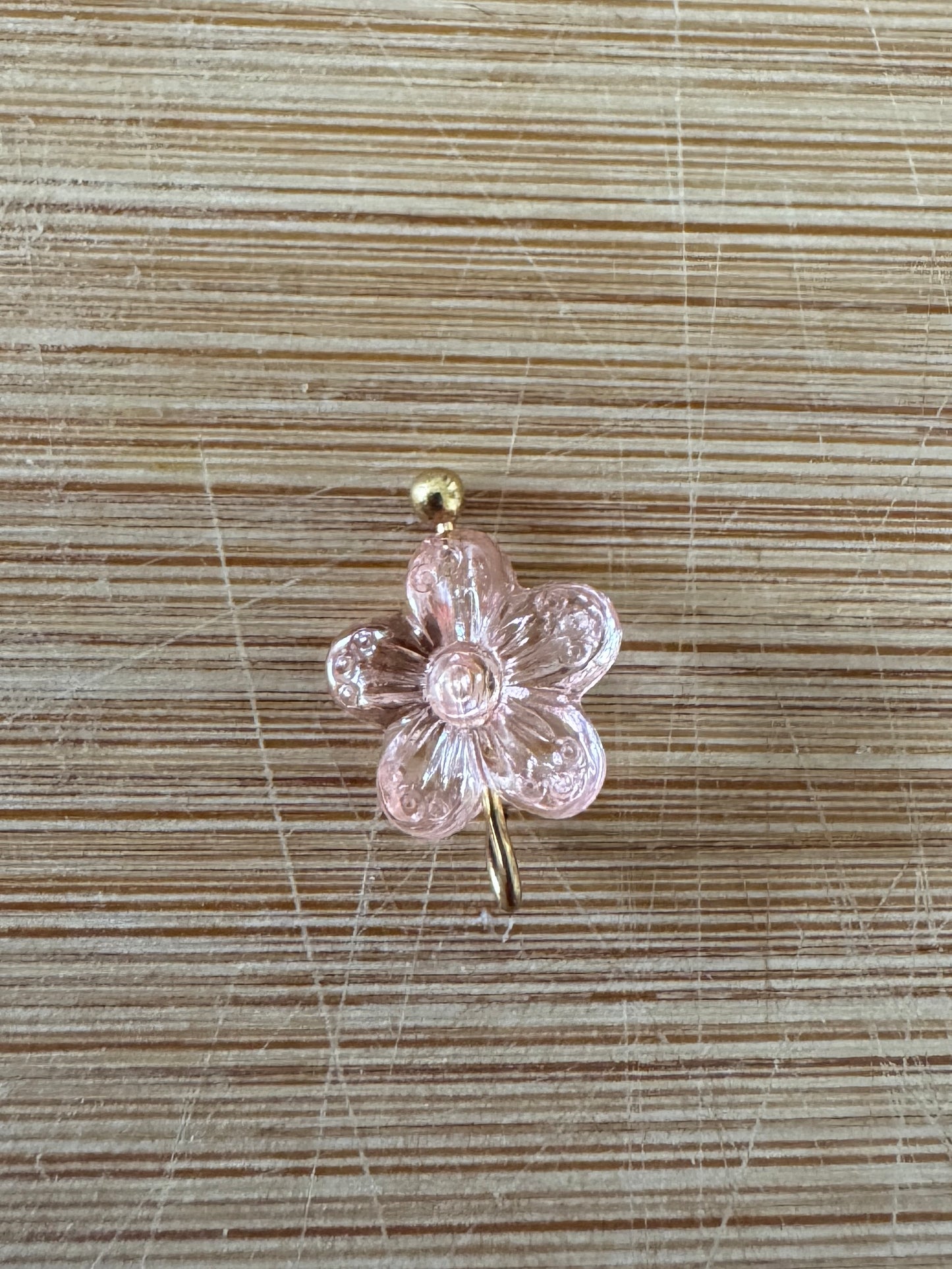 Pendentif Fleur rose