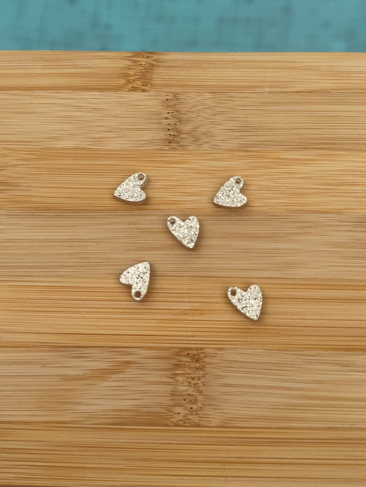 Pendentif cœur paillettes