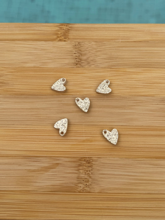 Pendentif cœur paillettes
