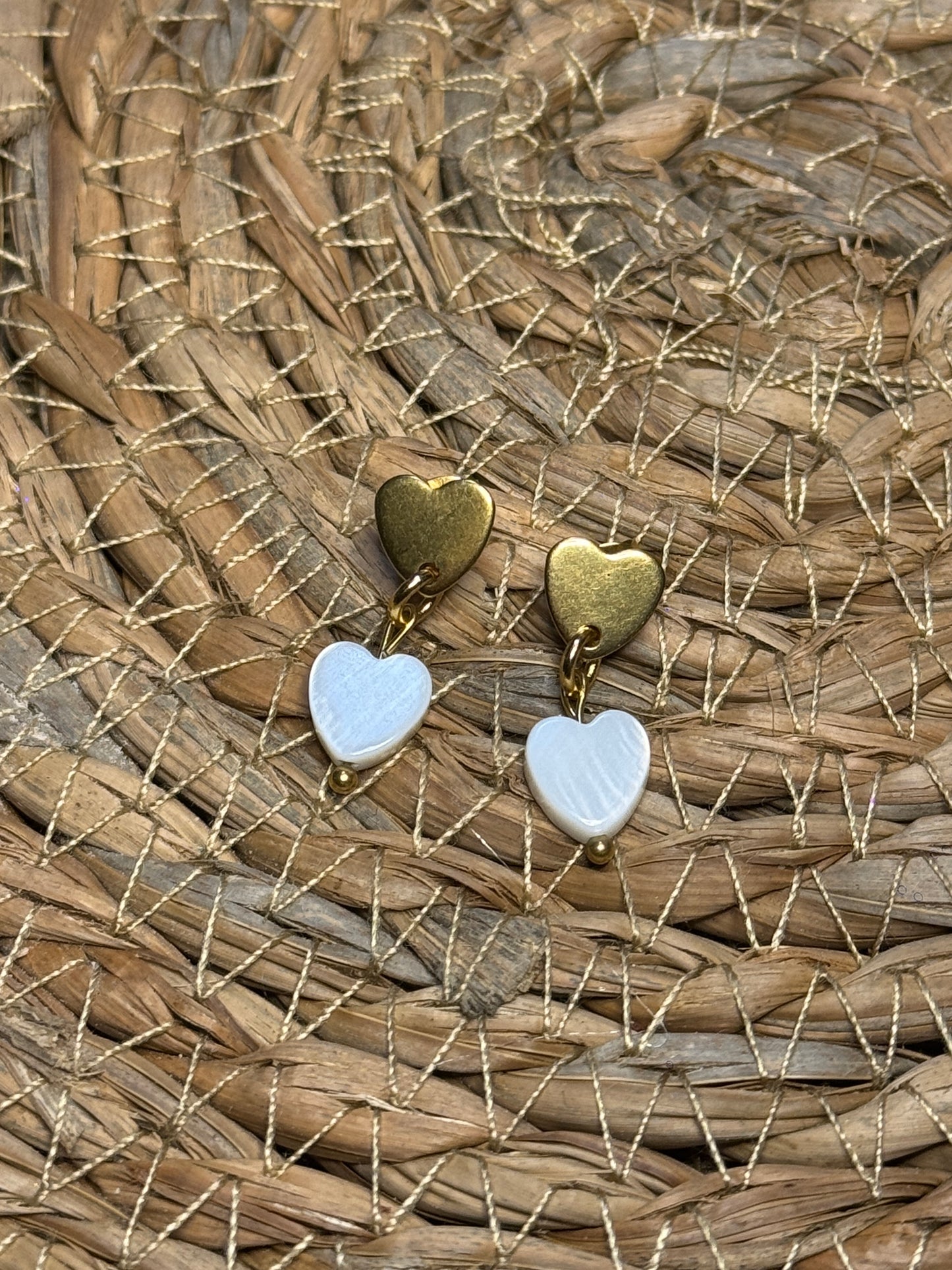 Boucles pendantes petits cœurs