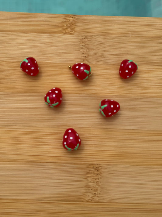 Pendentif fraise