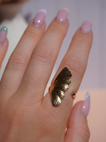 Bague feuille