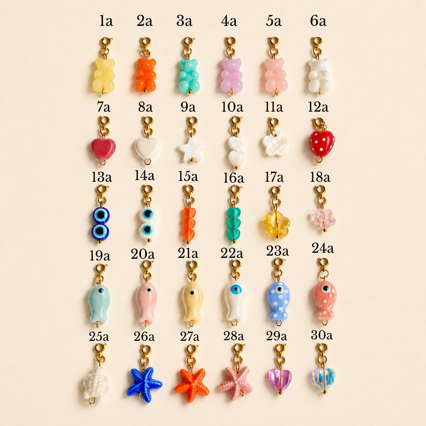 Breloques à 3,50€
